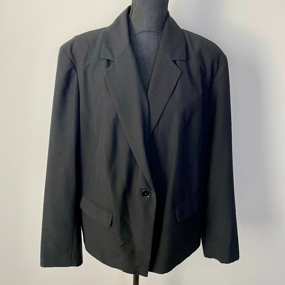 Ashley Stewart Black Blazer Size 18